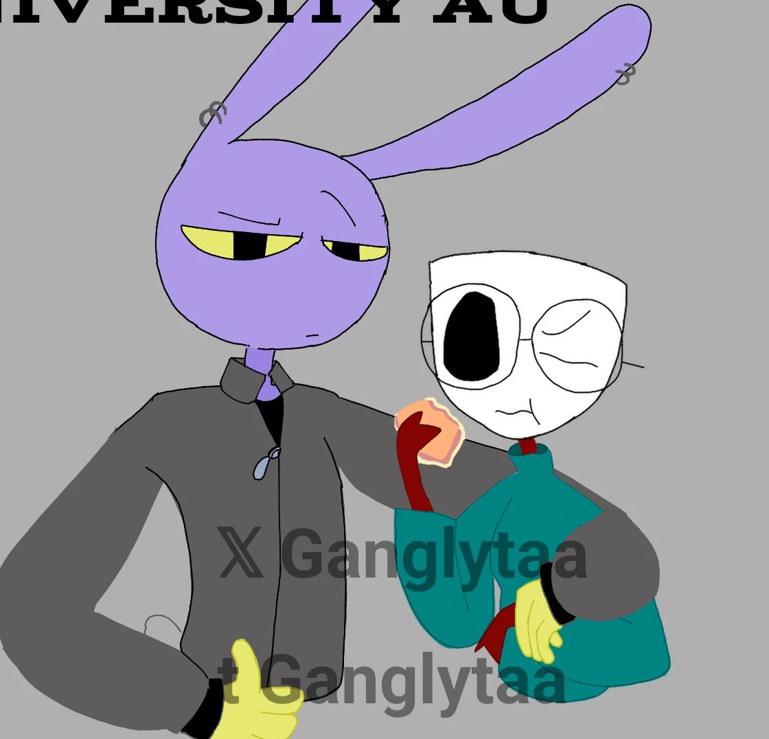 Jax x Gangle ─ Ribbunny Au thumbnail