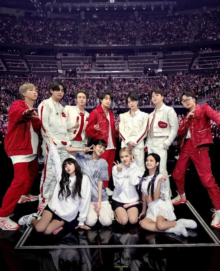 Blackpink and BTS thumbnail