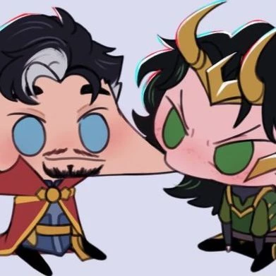 Chibi Loki and Doctor Strange thumbnail