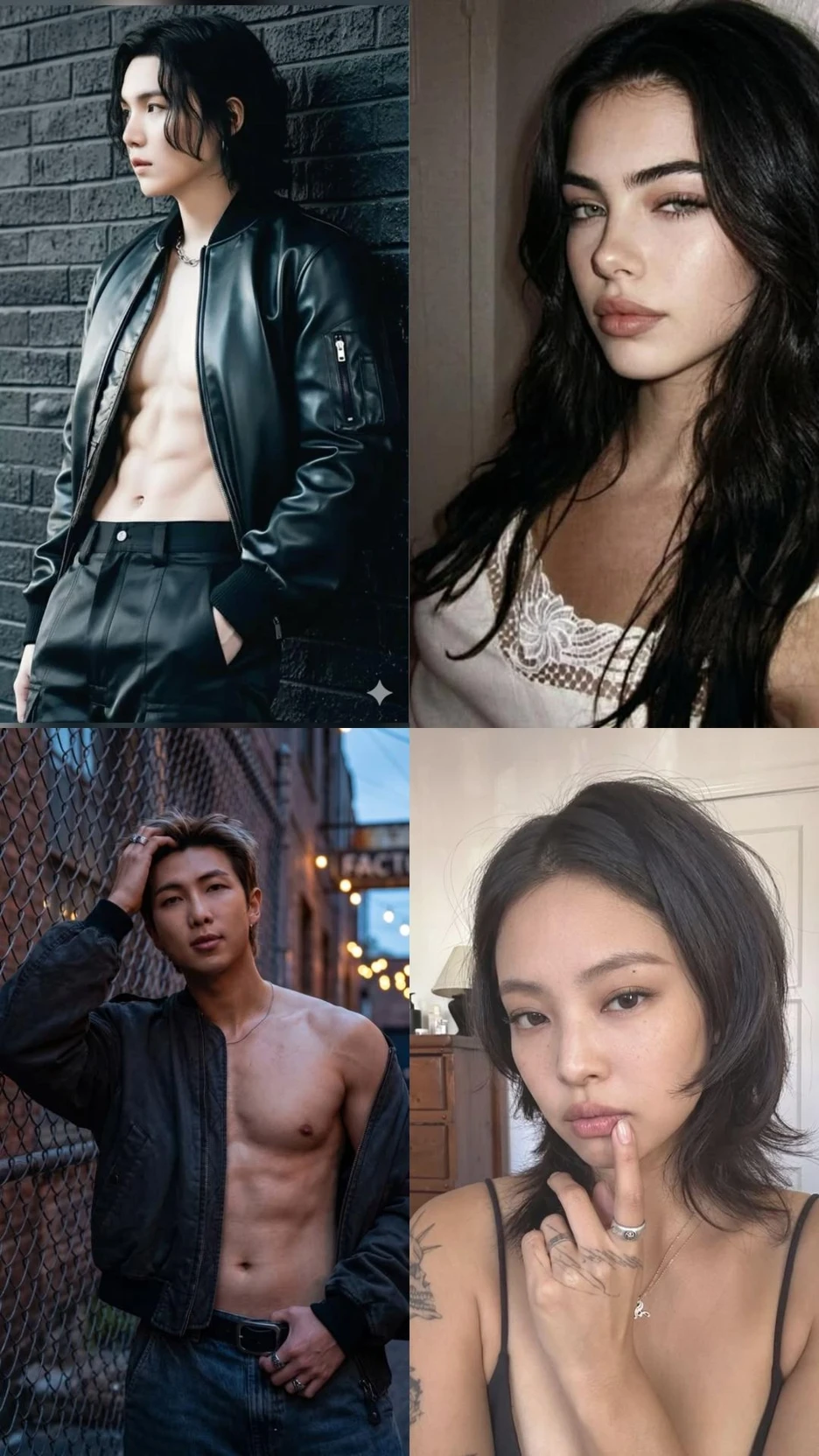 Yoongi, Laura, Namjoon, Jennie thumbnail