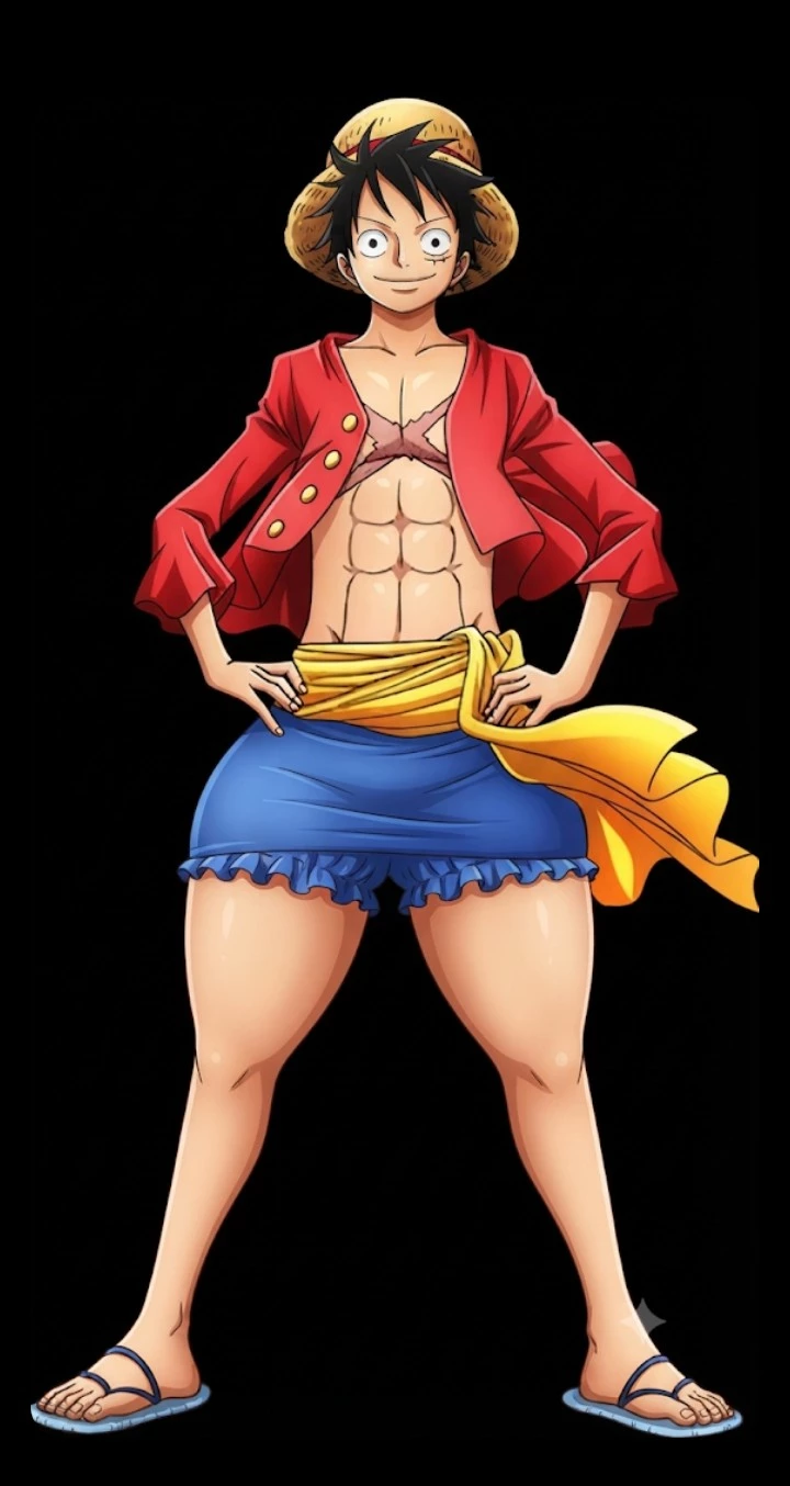 luffy femboy thumbnail