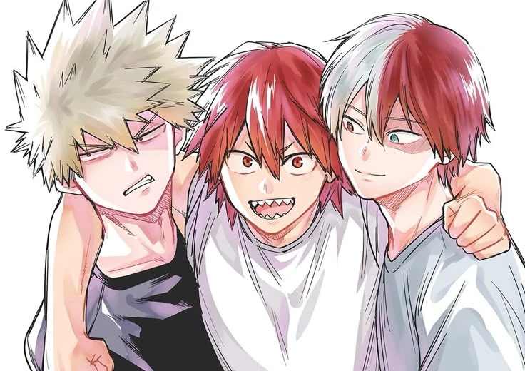 bakugo, kirishima y shoto thumbnail
