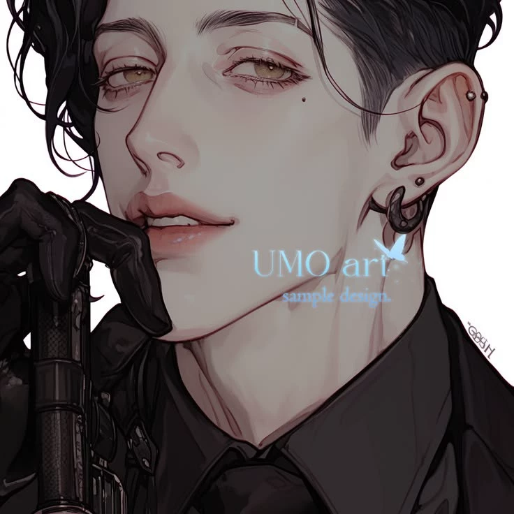 ︎