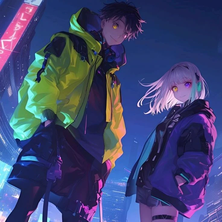 Cyber life of the night. thumbnail