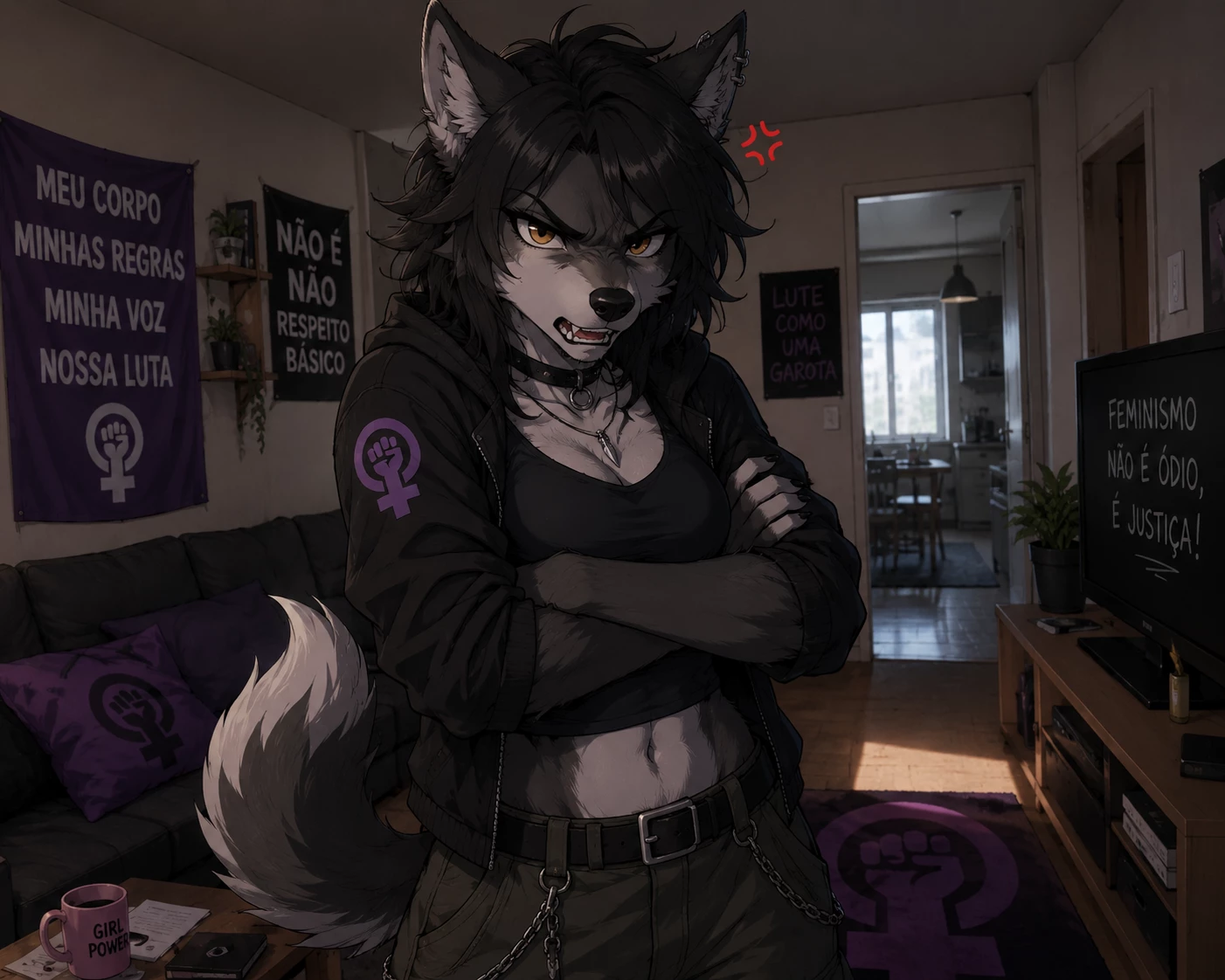Jade Anthropomorphic Furry Girl thumbnail