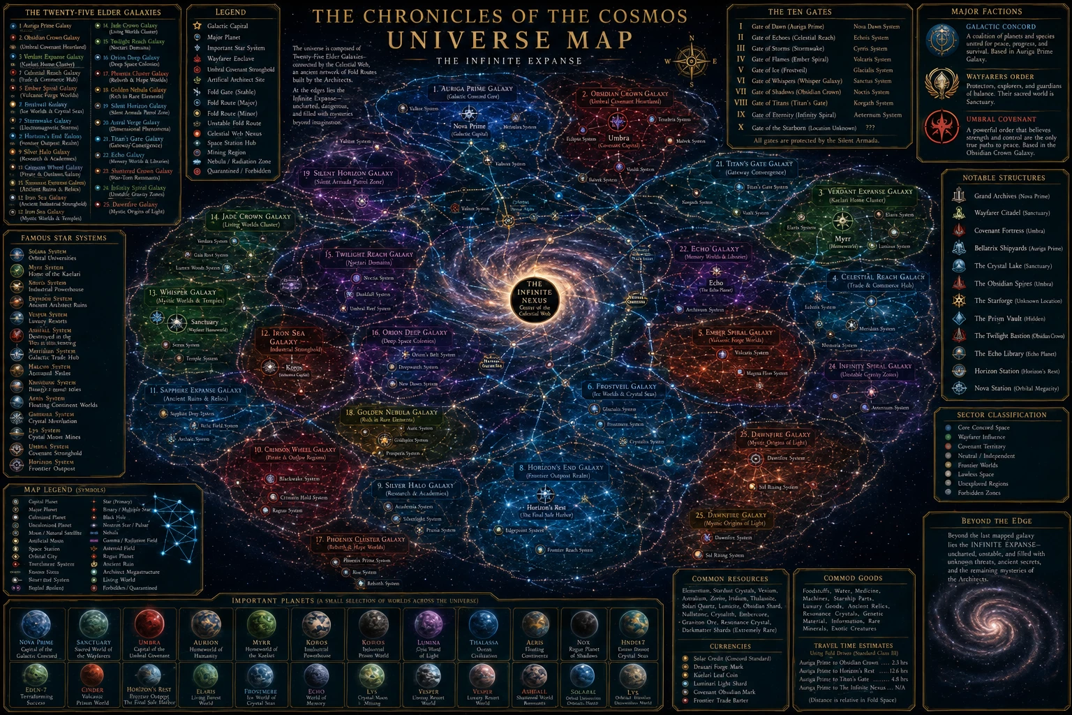 Sci fi universe The Aetherion Expanse thumbnail