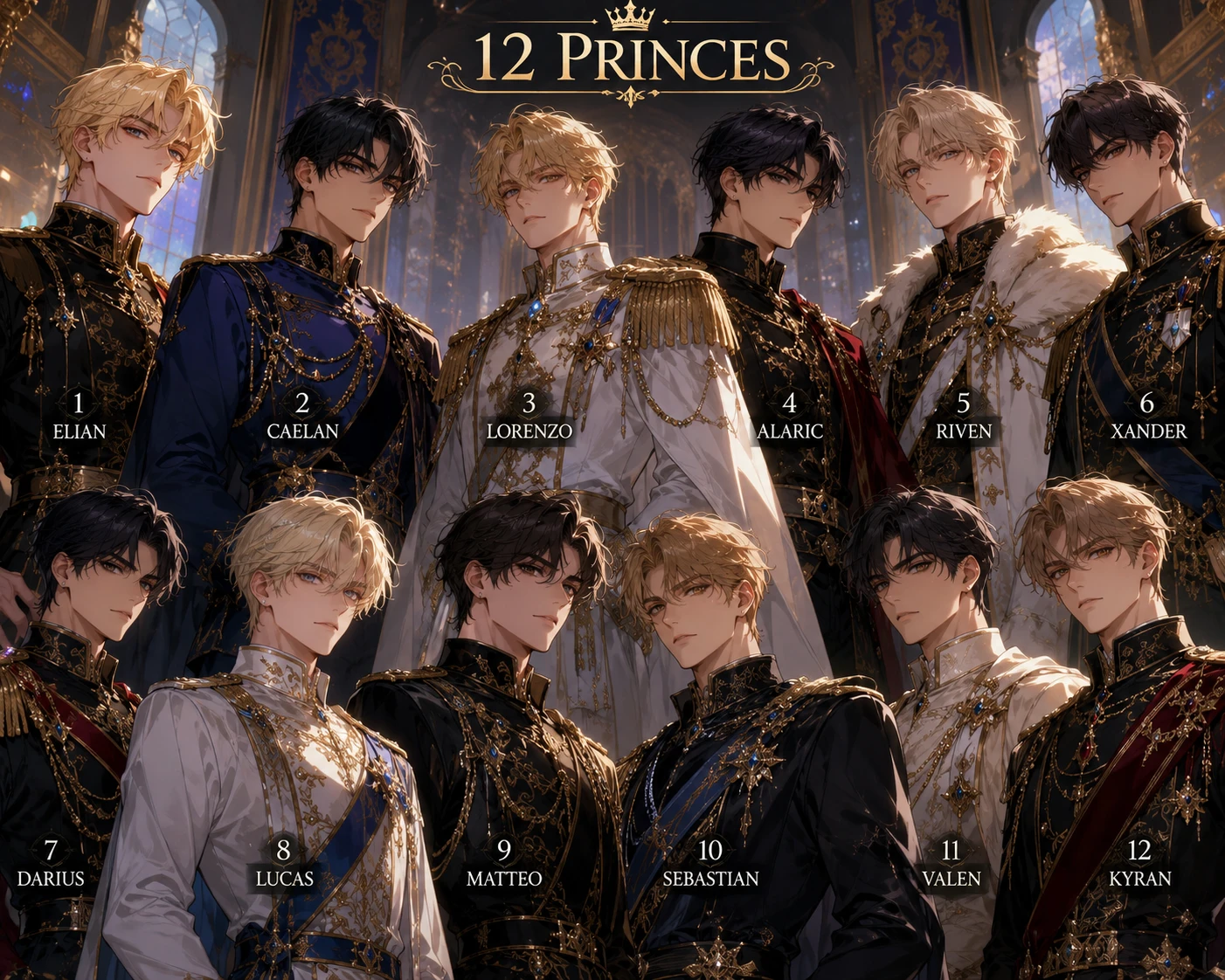12 princes looking for a fiancée thumbnail