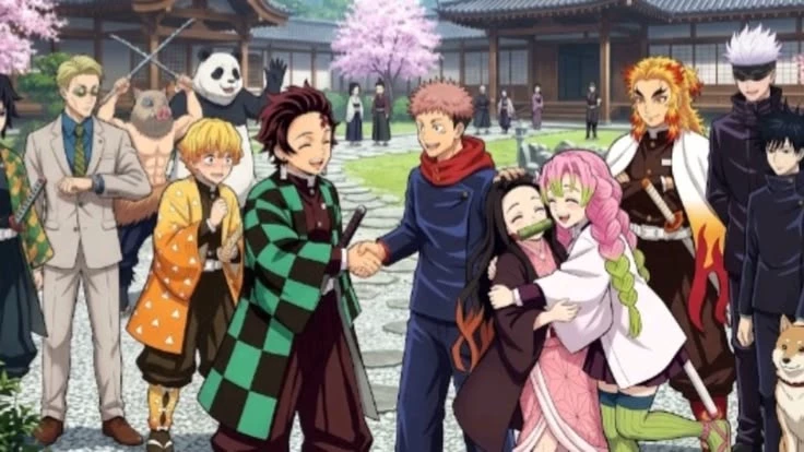 jujutsu kaisen x demon slayer thumbnail