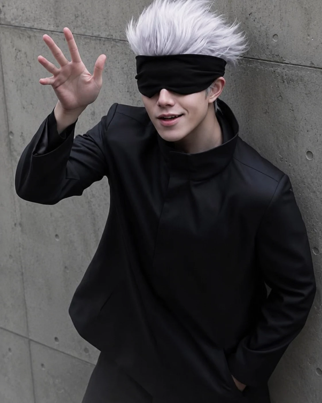 🕶️🤍 Gojo \| Satoru Gojo Cosplayer thumbnail