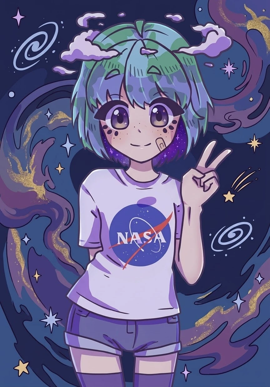 Earth-chan Planet Human thumbnail