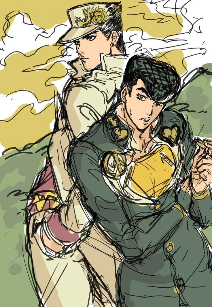 Josuke Higashikita and Jotaro Kujo thumbnail