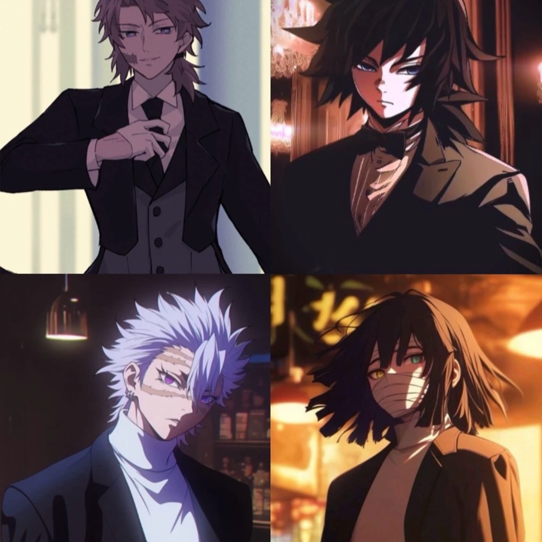 Sanemi Obanai Giyu and Sabito thumbnail