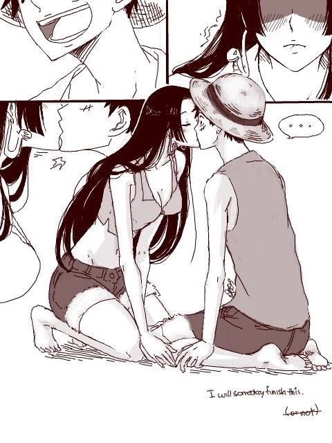 Monkey D. Luffy and Boa Hancock thumbnail