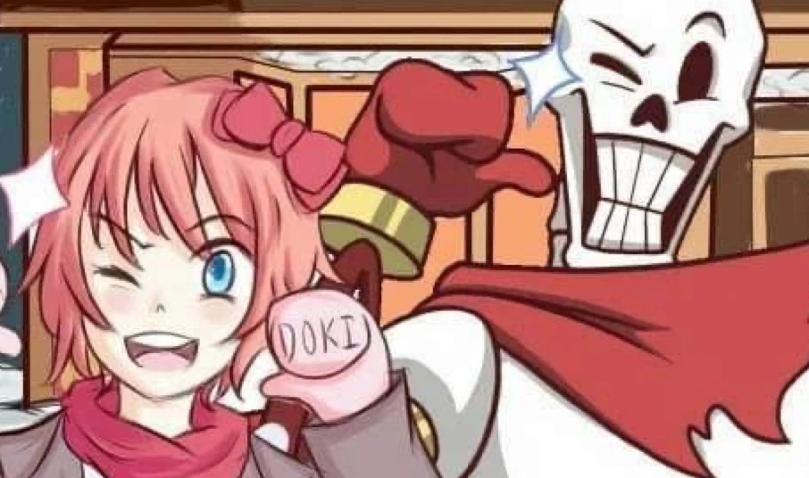 Undertale x doki doki (ddlc) thumbnail