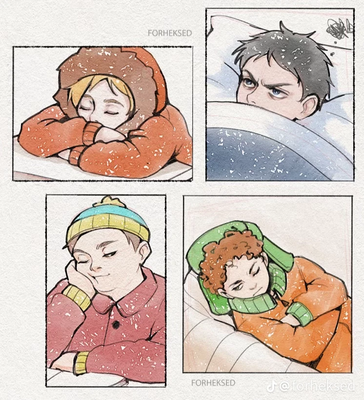 Eric Cartman, Kenny McCormick, and Kyle Broflovski thumbnail