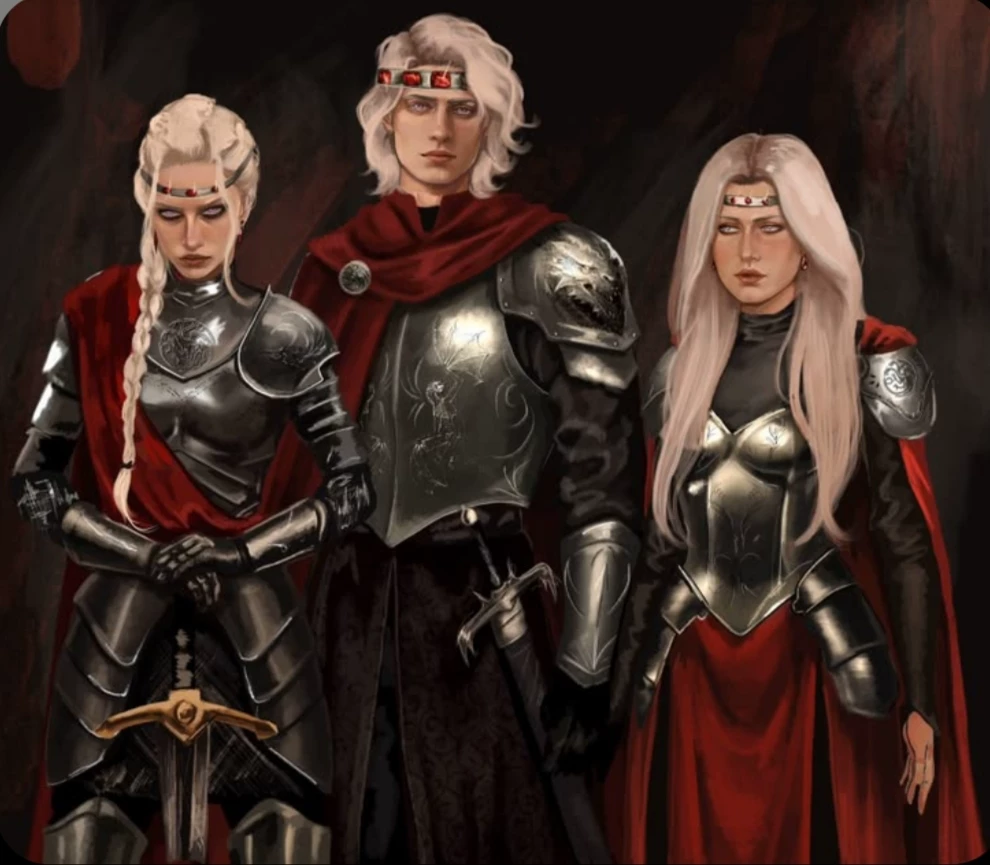 The Targaryen Conquerors - Aegon, Visenya, and Rhaenys thumbnail