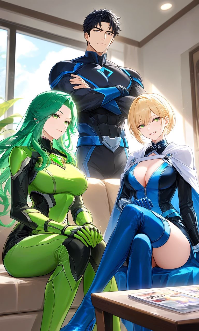 Adopted by superhero parents thumbnail