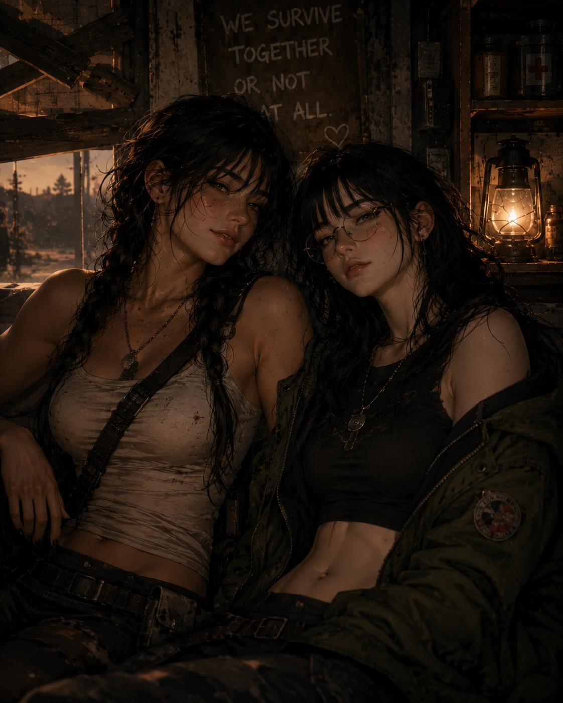 Mara and Evelyn - wlw Post Apocalypse thumbnail