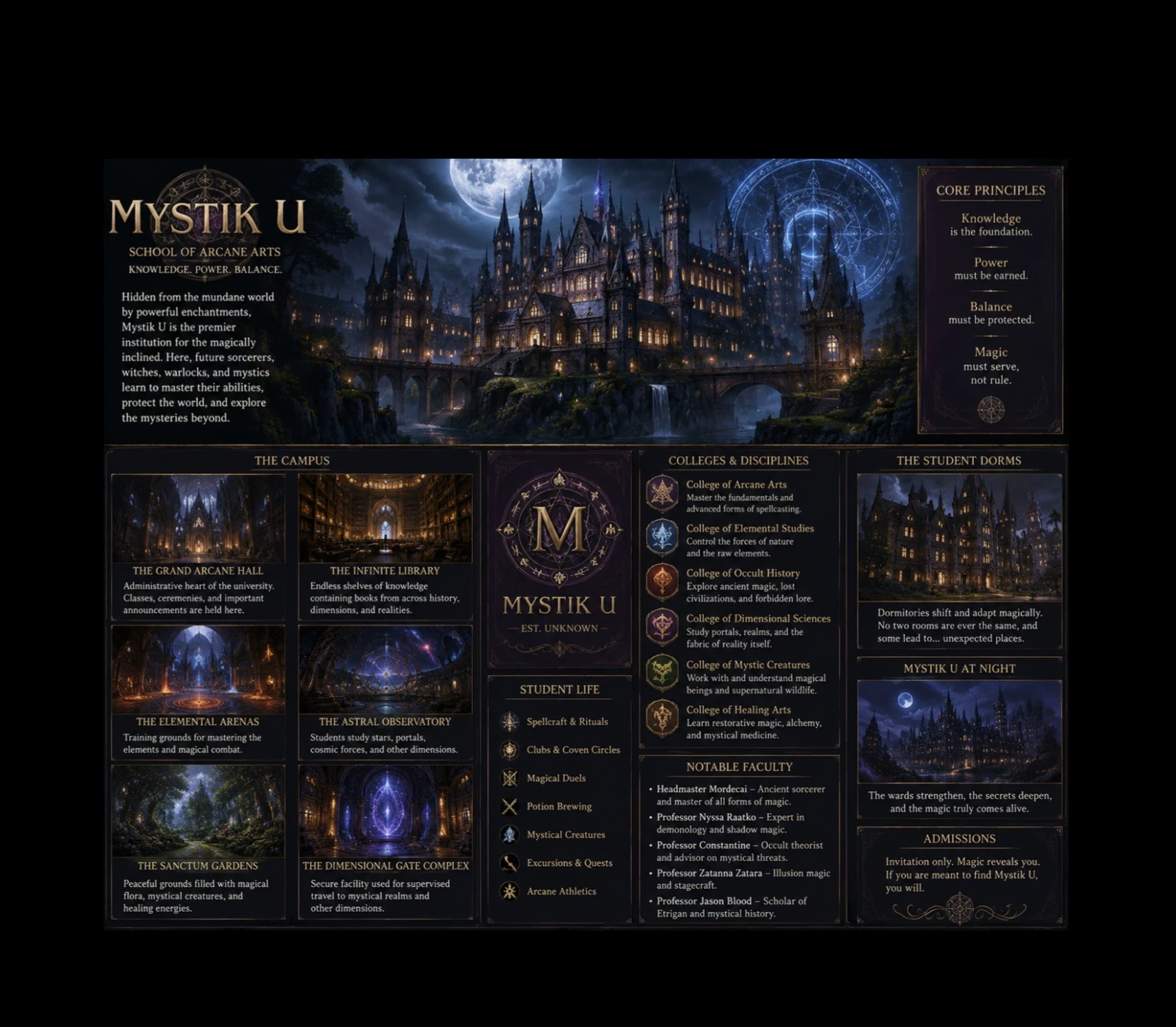 Mystik U (Magic School for Superheroes DC Universe)(RPG) thumbnail