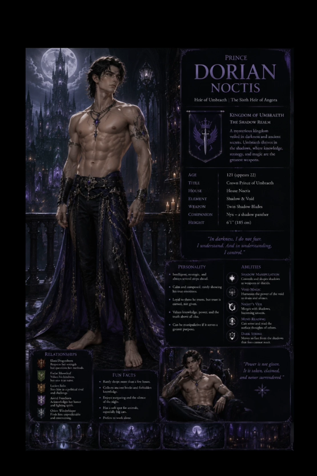Prince Dorian Noctis (Aranged Marriage RPG) thumbnail