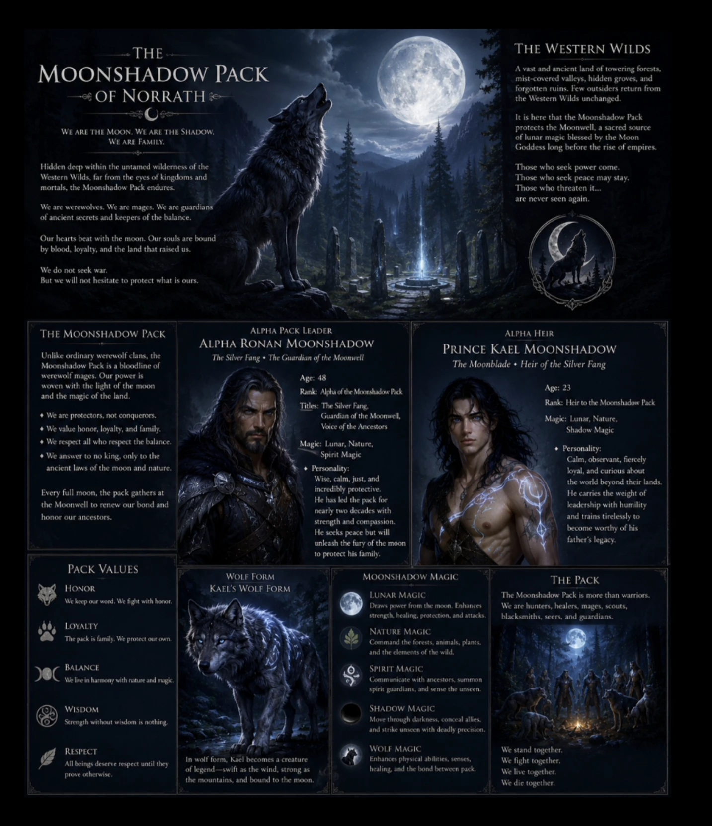 Moonshadow Pack of Norrath (A World of Norrath RPG)  thumbnail