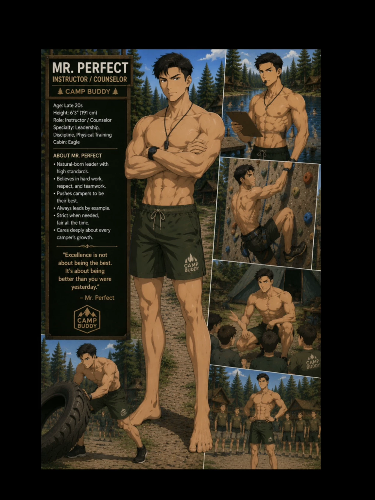 Mr. Perfect – Instructor/Counselor (A Camp Buddy RPG) thumbnail