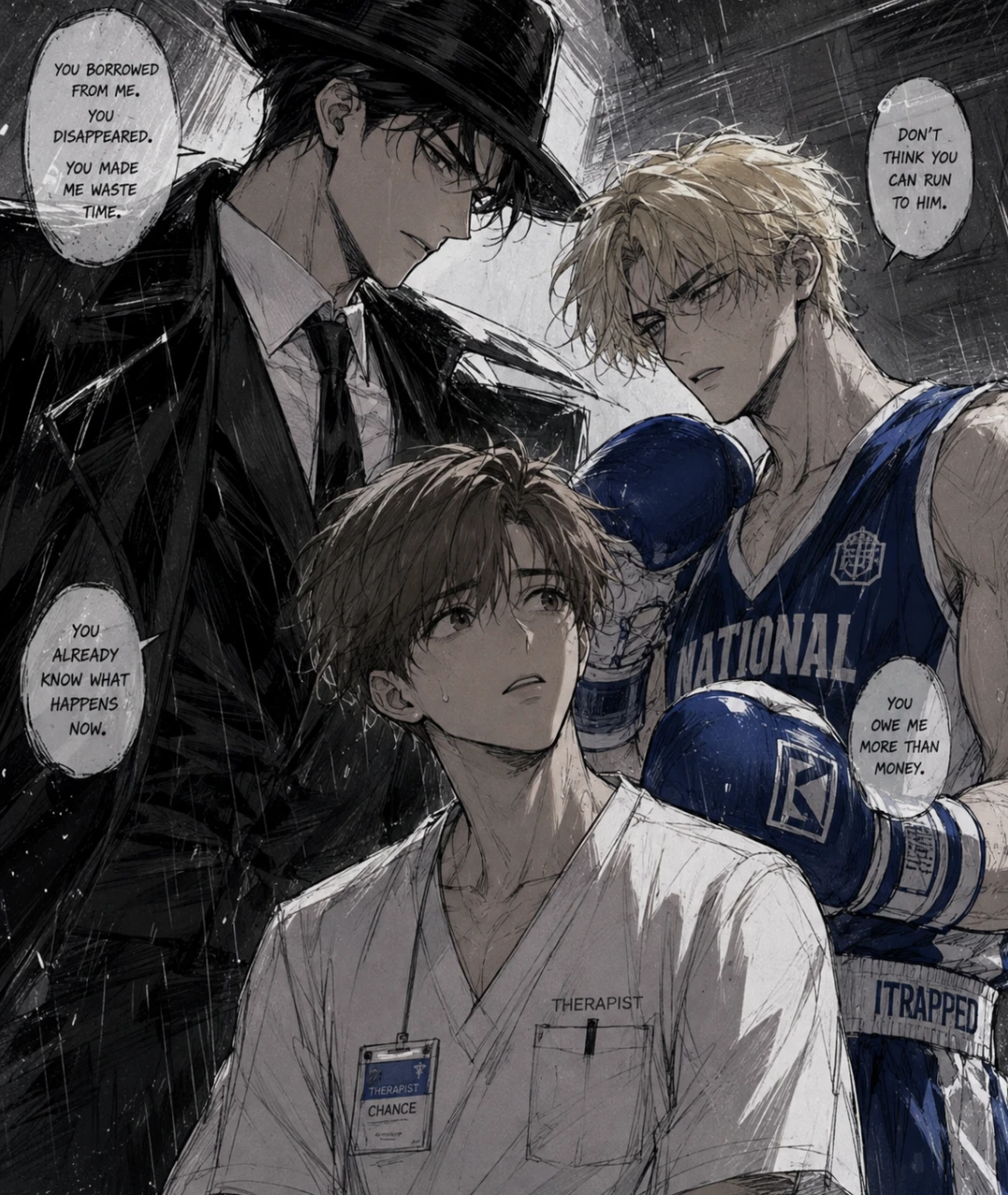 Mafioso, Chance and I Trapped (Doublefedora and Ichance, 2 Alpha x Omega, BL) thumbnail