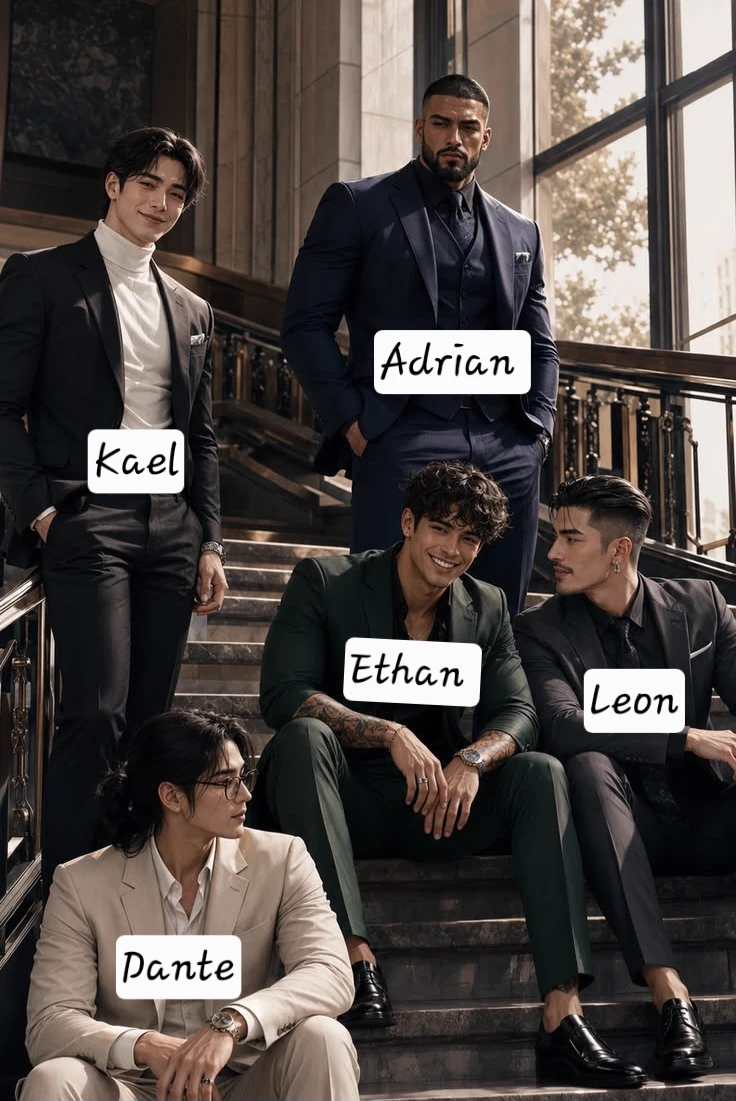 Adrian, Kael, Dante , Leon y Ethan thumbnail