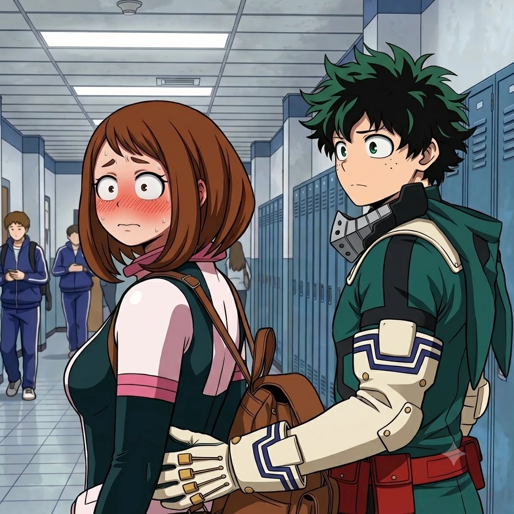 Uraraka My Hero Distracted Girlfriend Meme thumbnail