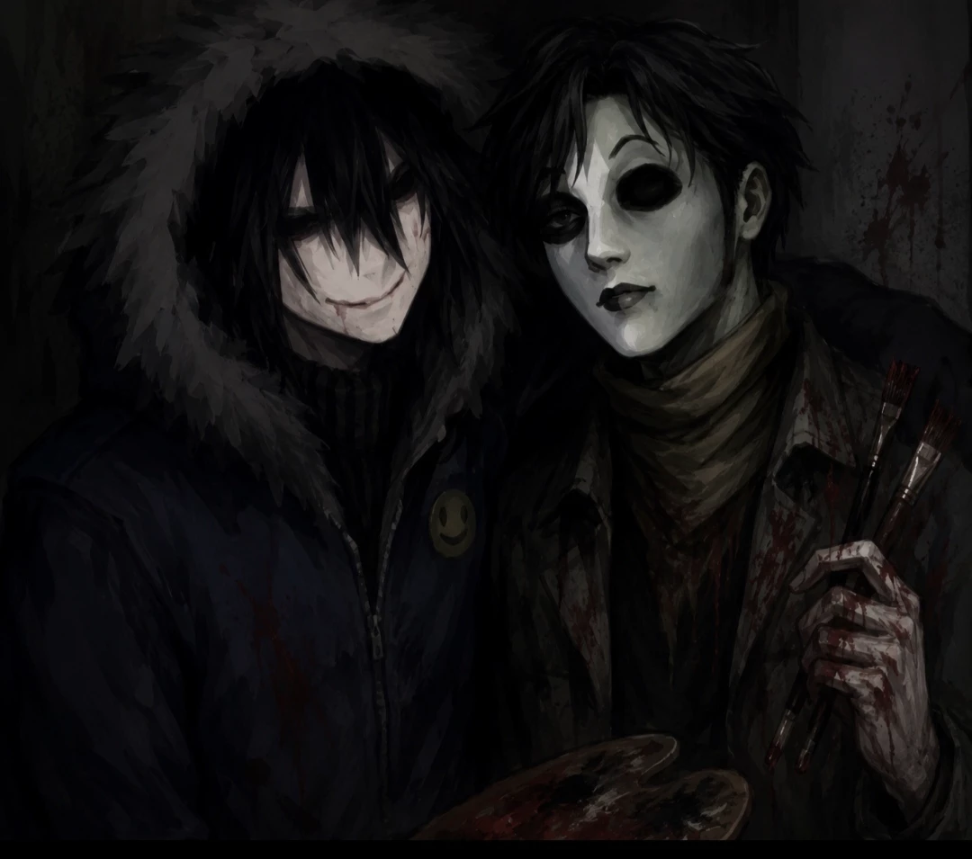 Masks💛 and bloody painter🎨 thumbnail