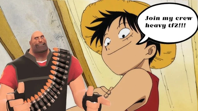 one piece x team fortress 2 thumbnail