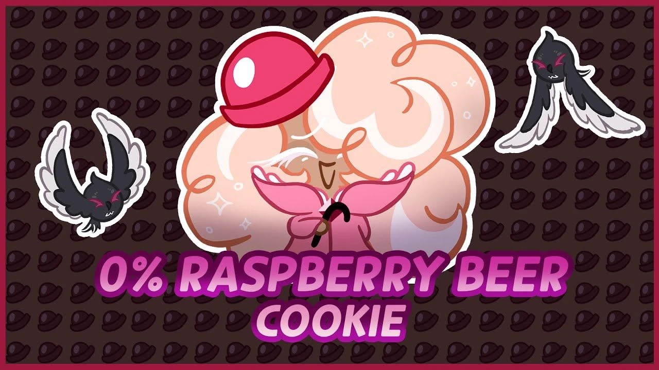0% Raspberry beer cookie thumbnail