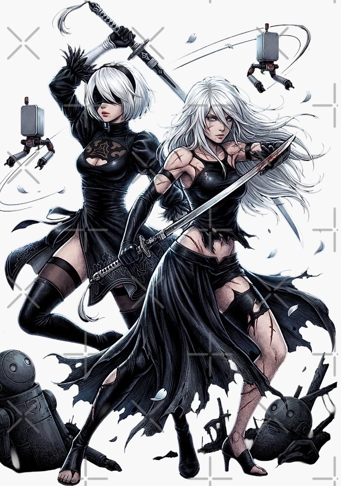 2B and A2 (NieR:Automata) thumbnail