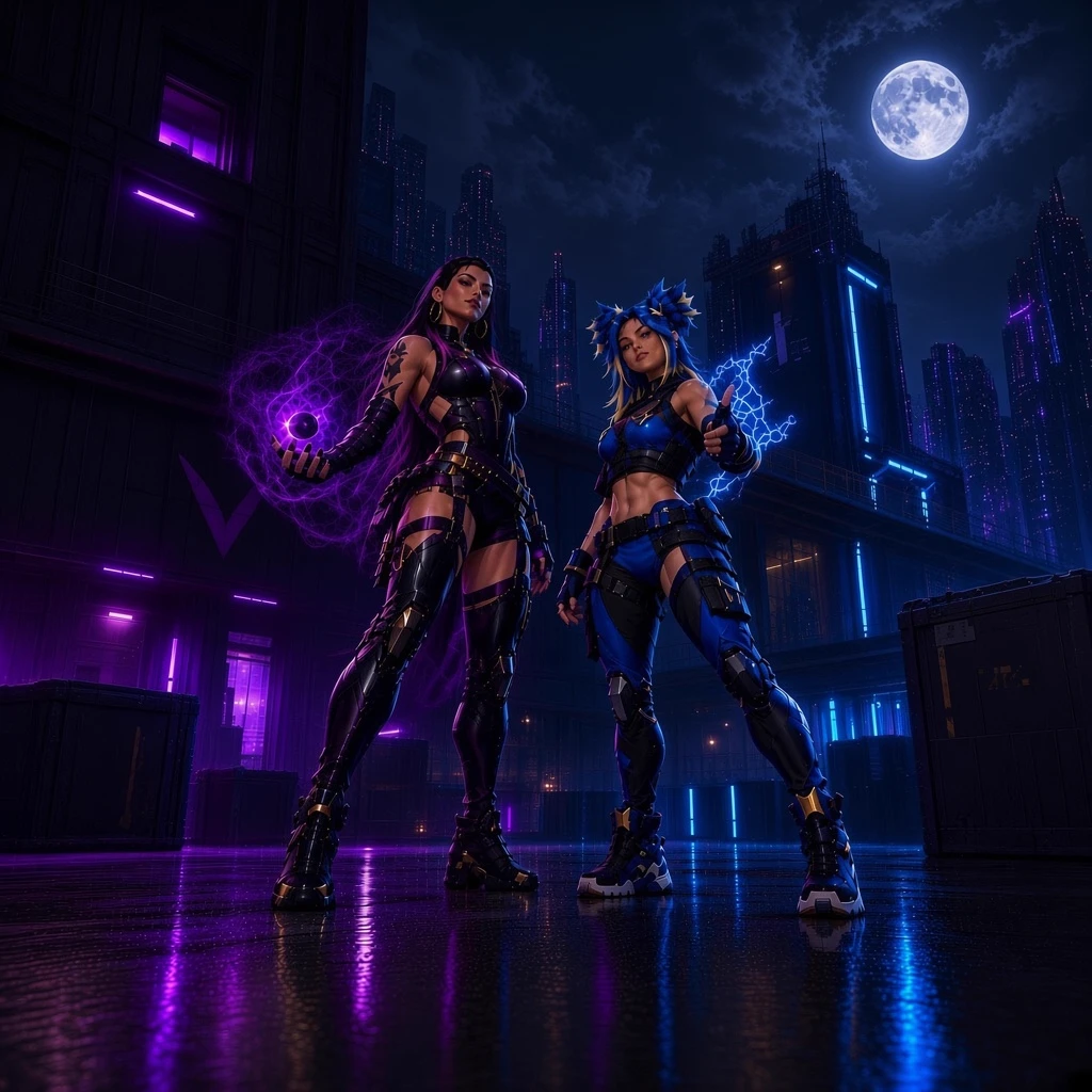 Reyna and Neon (Valorant) thumbnail