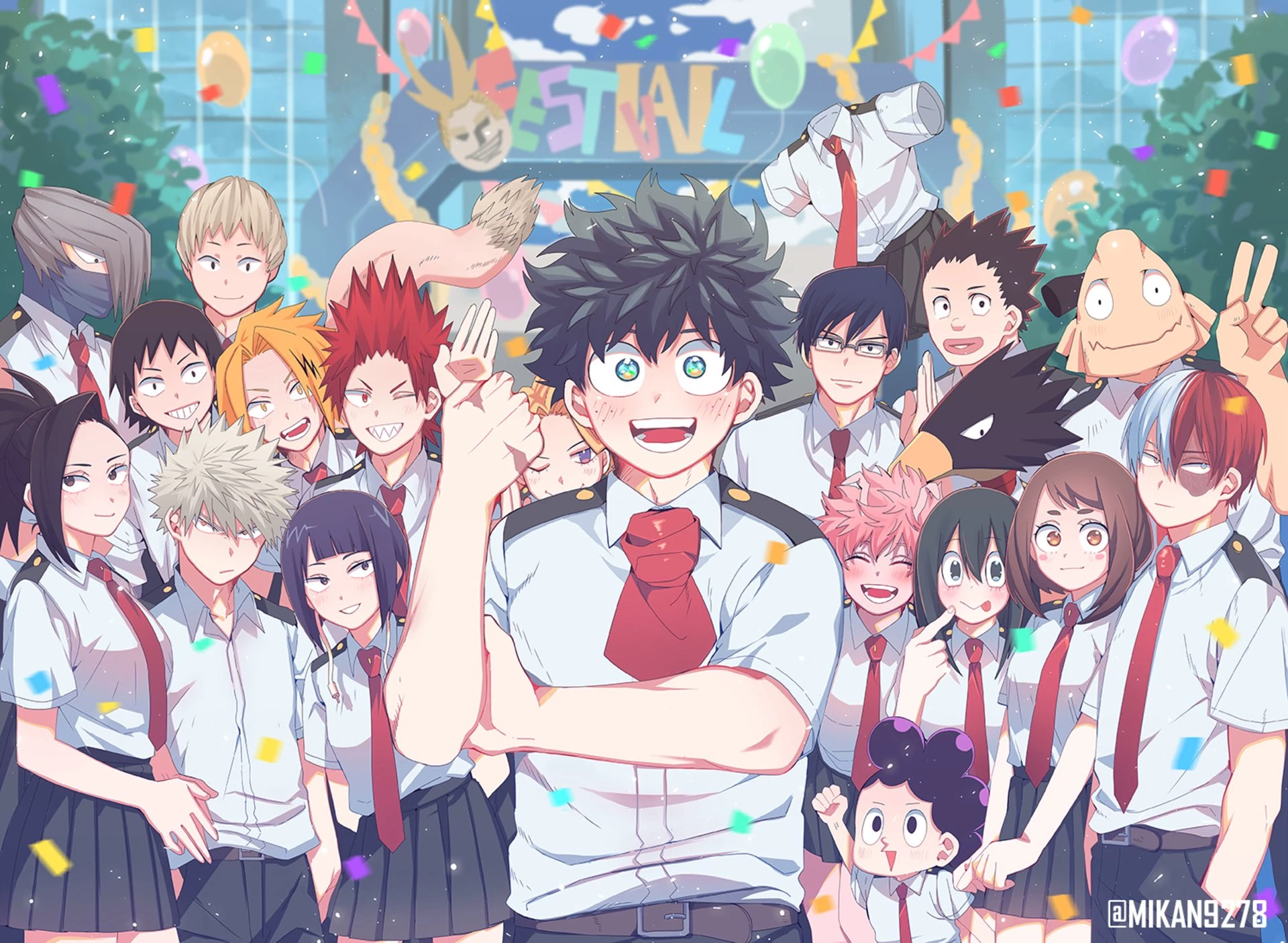 the future comes to the present. MHA thumbnail
