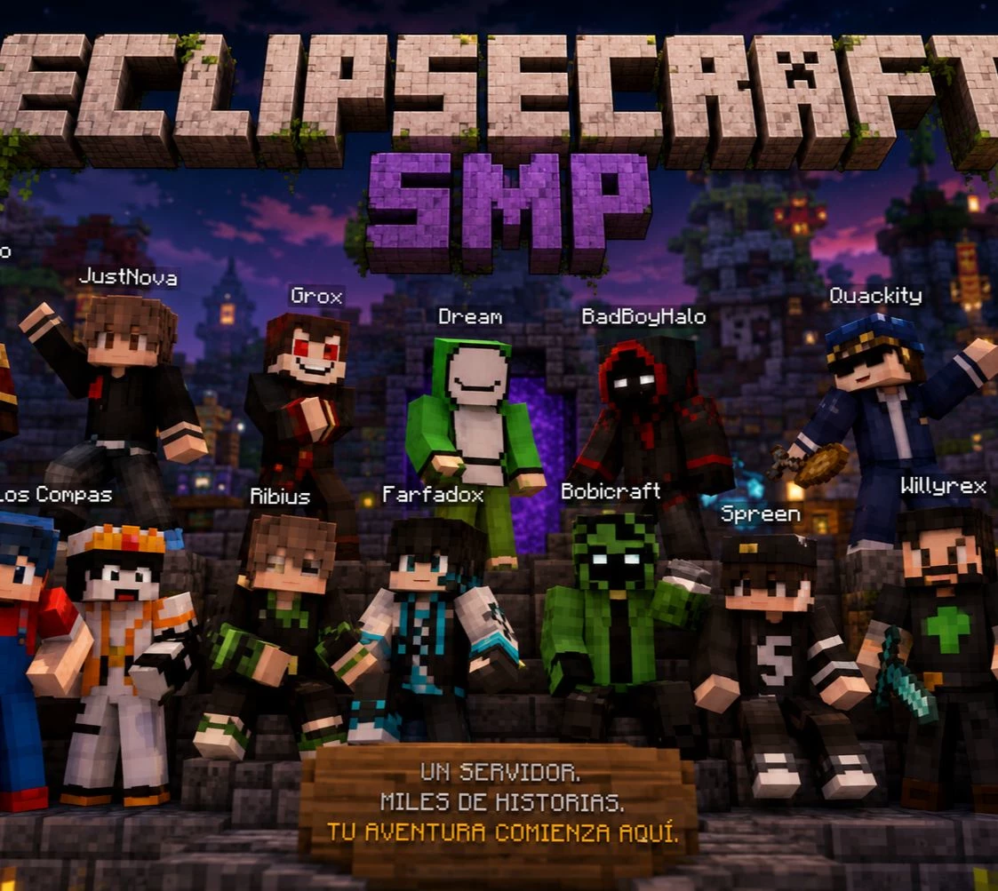¡¡EclipseCraft SMP!!★ - Youtubers Minecraft thumbnail