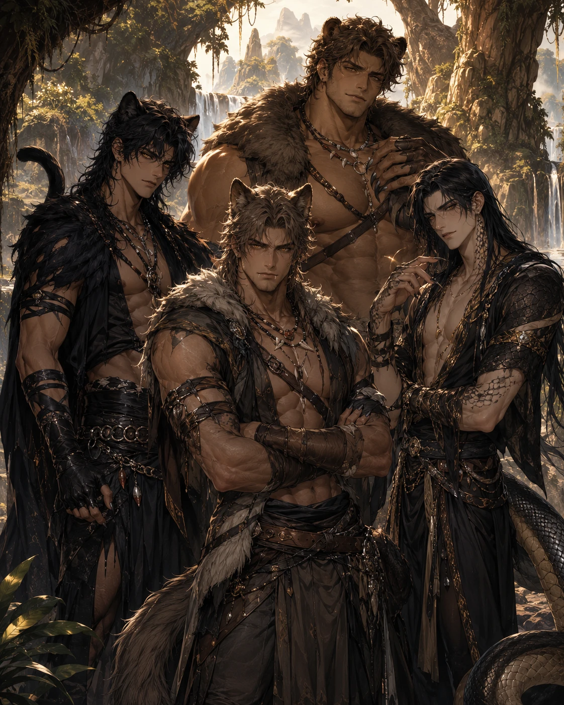 Beastmen - Kieran, Rowan, Bram, Silas thumbnail