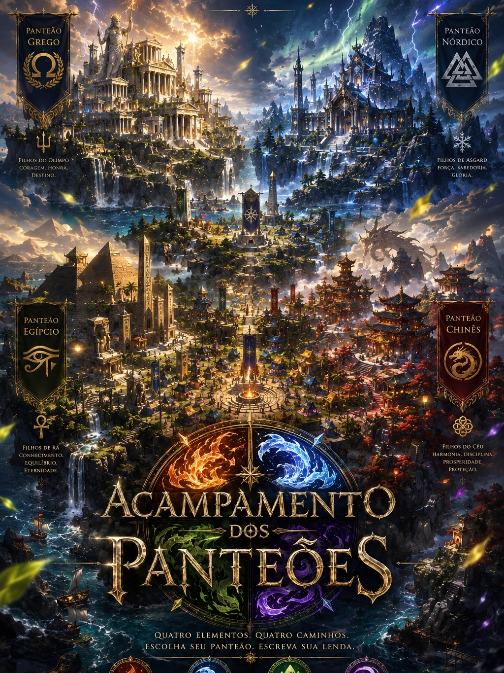 Acampamento dos panteões - Seja bem vindo Semideus thumbnail