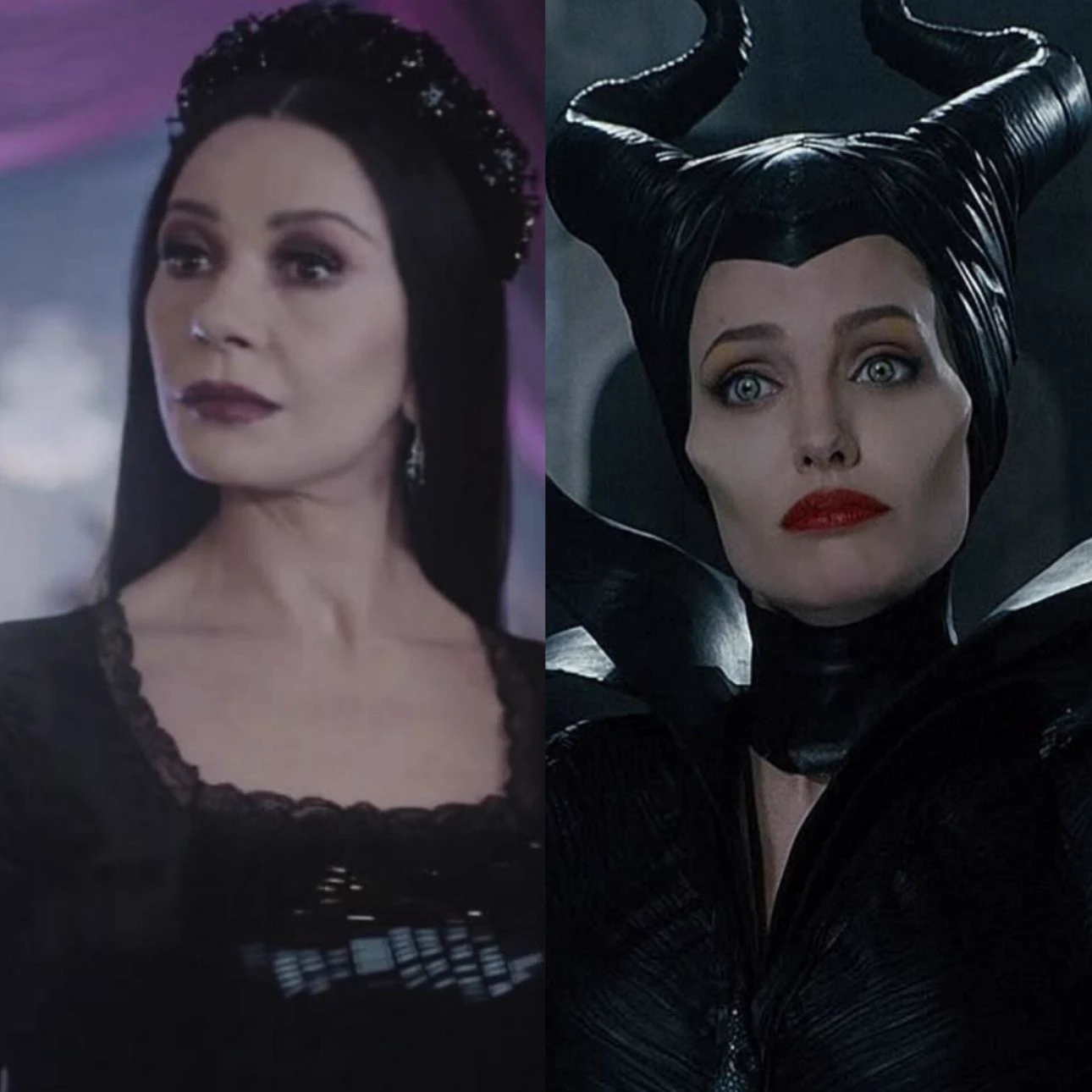 Catherine Zeta Jones and Maleficent thumbnail
