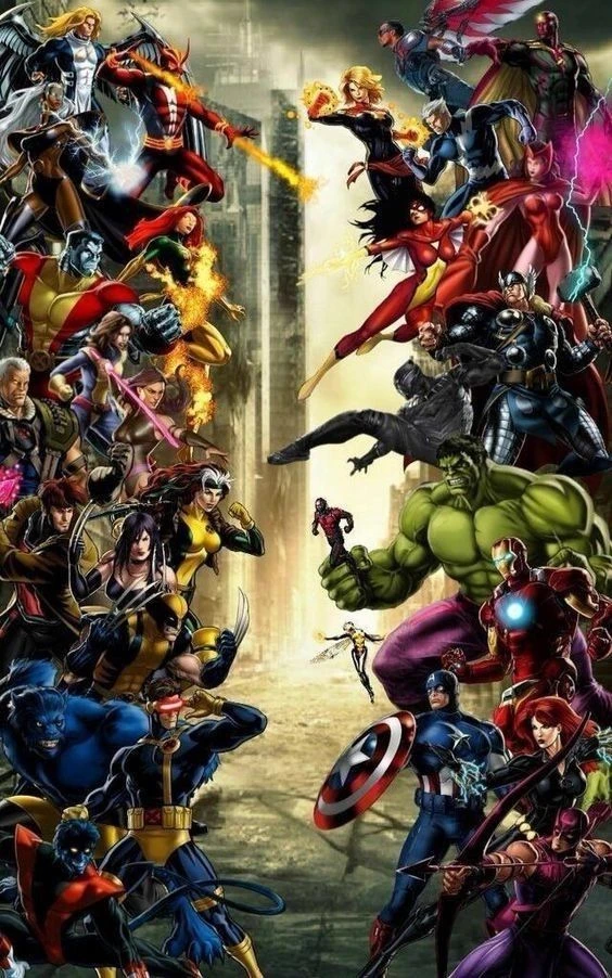Marvel, DC and X-Men thumbnail