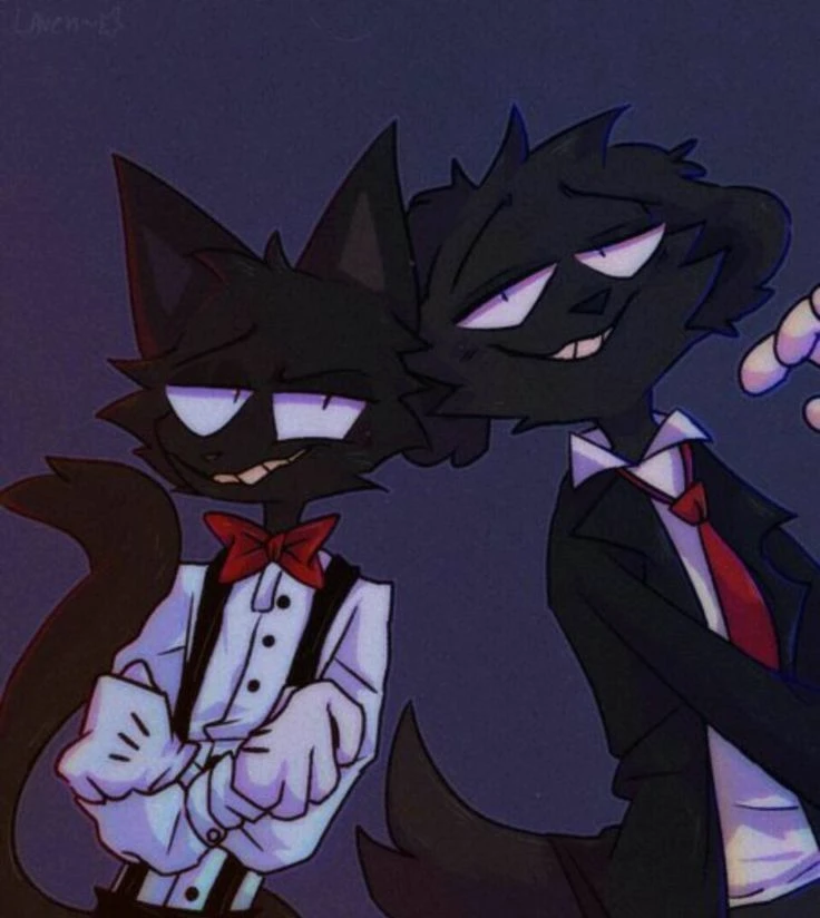 Cartoon cat and Cartoon dog - x1 at the funk dance party! thumbnail