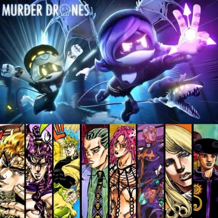 JJBA villains vs Murder Drones thumbnail