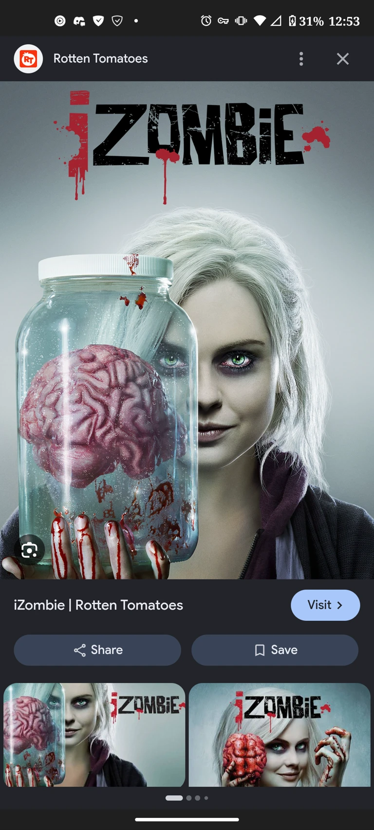 Izombie au thumbnail