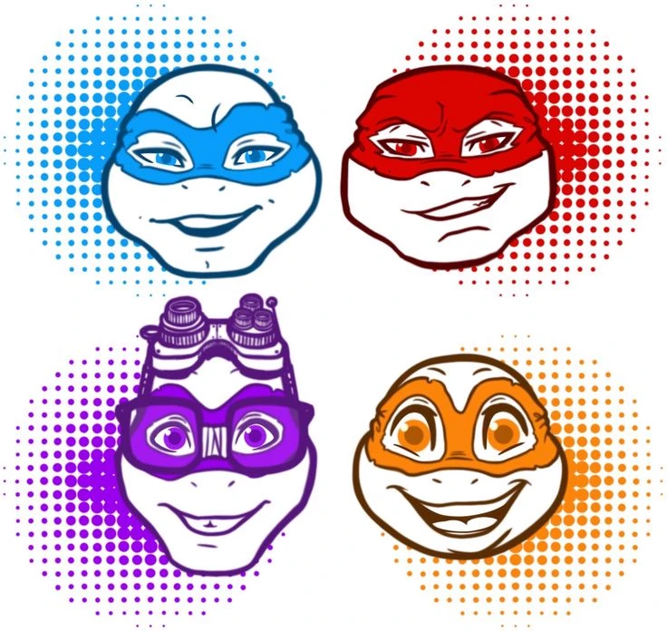 • Teenage Mutant Ninja Turtles (Leo, Raph, Donnie, Mikey) thumbnail