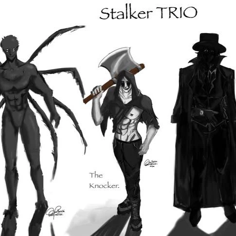 the knoker x the man from the shadow x the obsessed thumbnail
