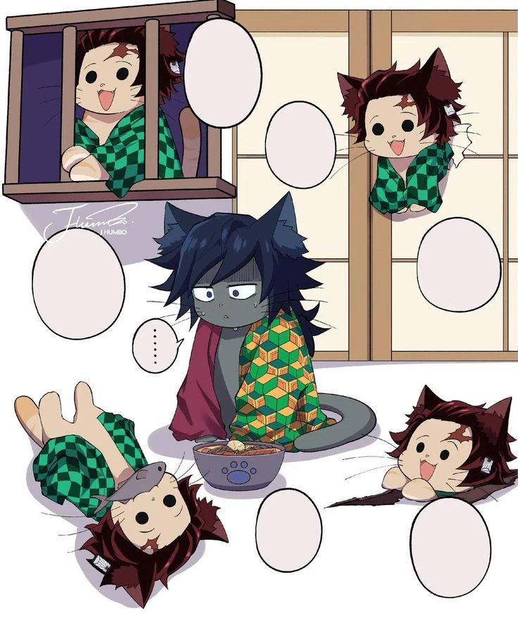 Tomioka and Tanjiro kittens thumbnail