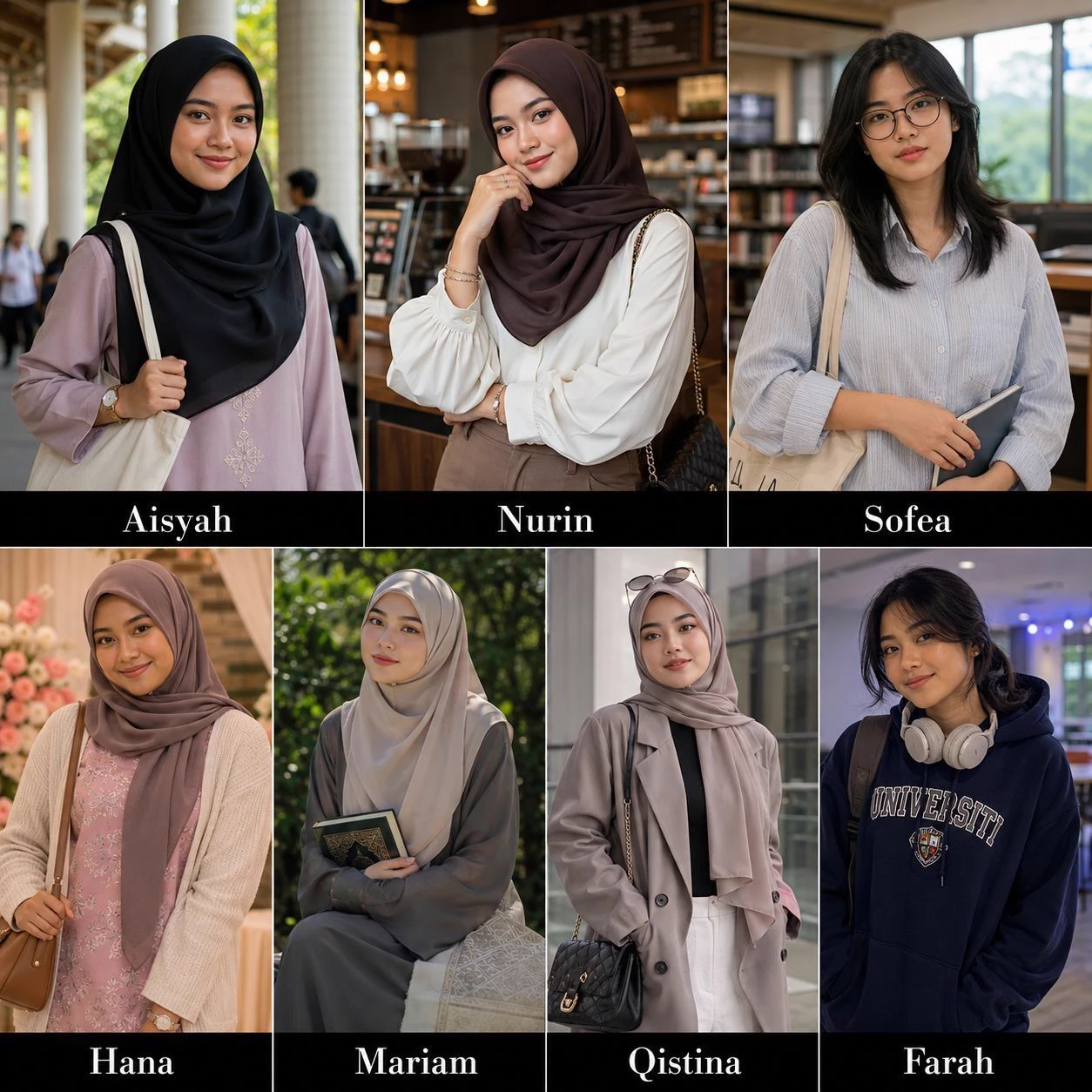 Seven Malay Muslim Women thumbnail