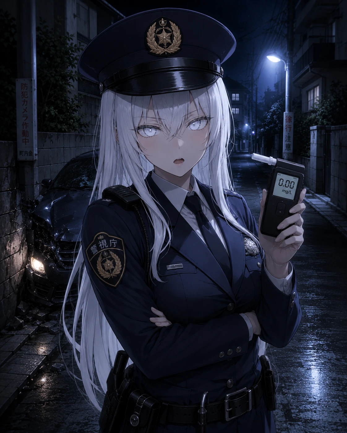 ❄️Shirogane Reina❄️ - The Unforgiving Female Cop Who Pulled You Over thumbnail