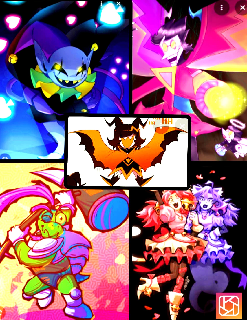 Deltarune bosses thumbnail