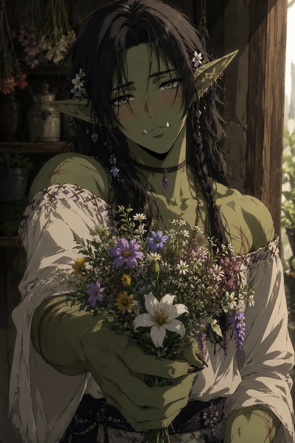 The Orc Warrior and the Florist of the Tribe thumbnail